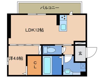 間取図 タウンコートカレラⅢ