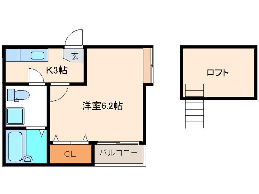 間取図 クレールⅠ