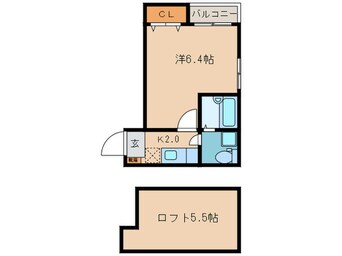 間取図 クレールⅠ