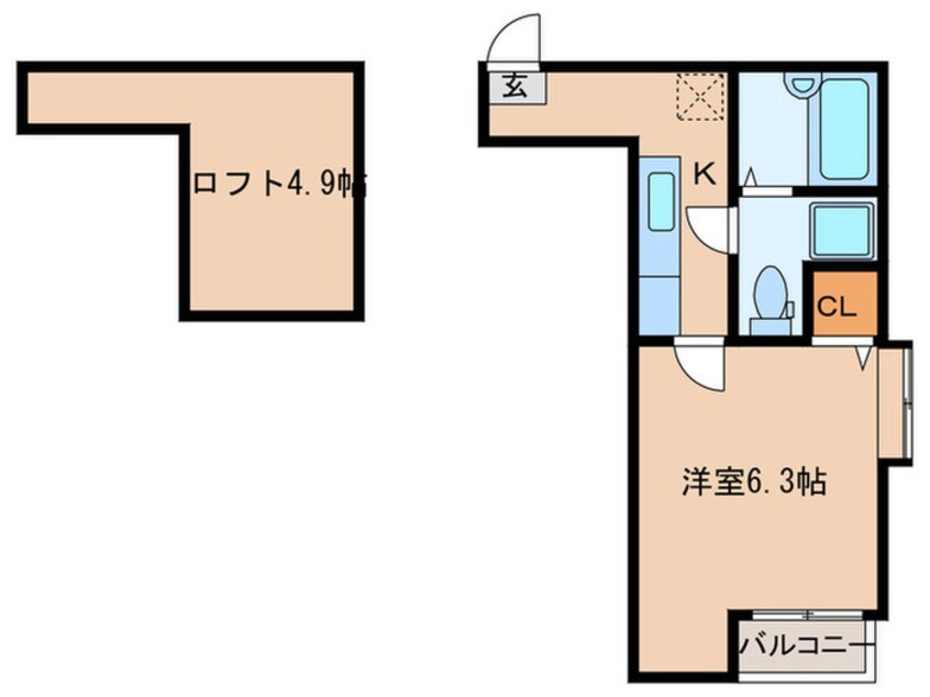 間取図 クレールⅠ