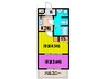 Ｆ・ＰＡＲＣ天神南 2Kの間取り