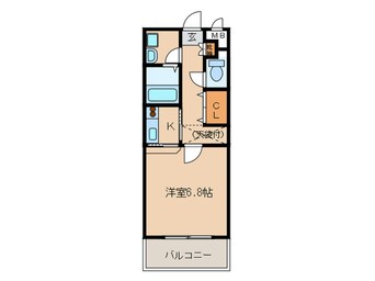 間取図 サムティ筥崎宮前