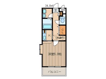 間取図 サムティ筥崎宮前