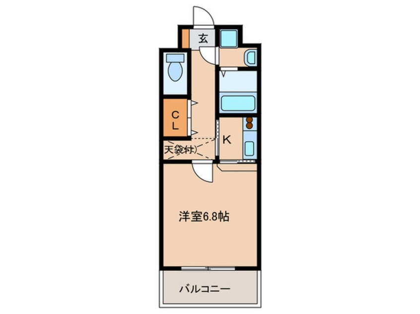 間取図 サムティ筥崎宮前