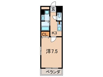 間取図 リファレンス小倉駅前