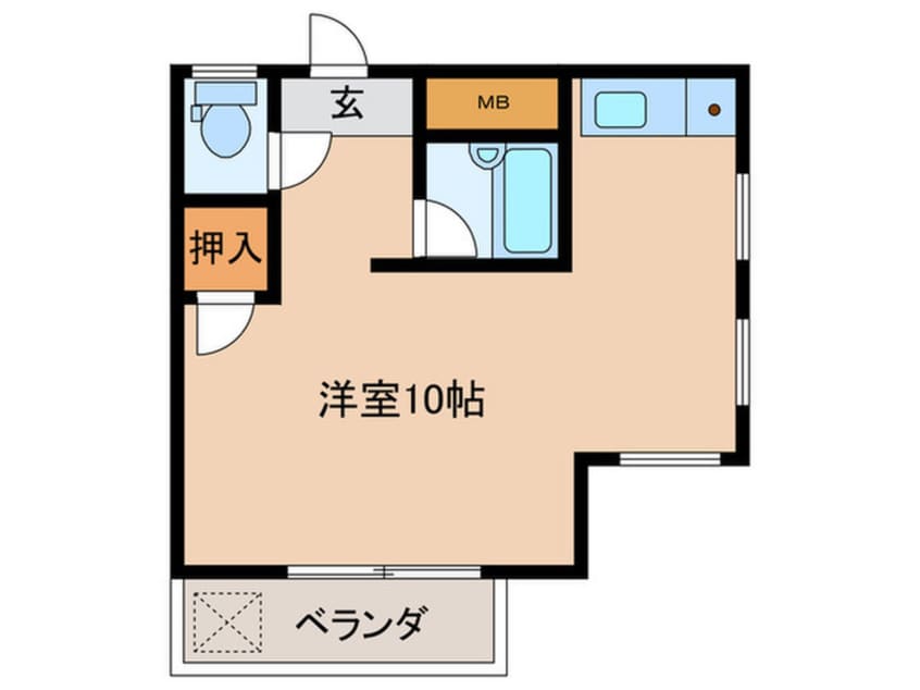 間取図 サンハイツ宮田