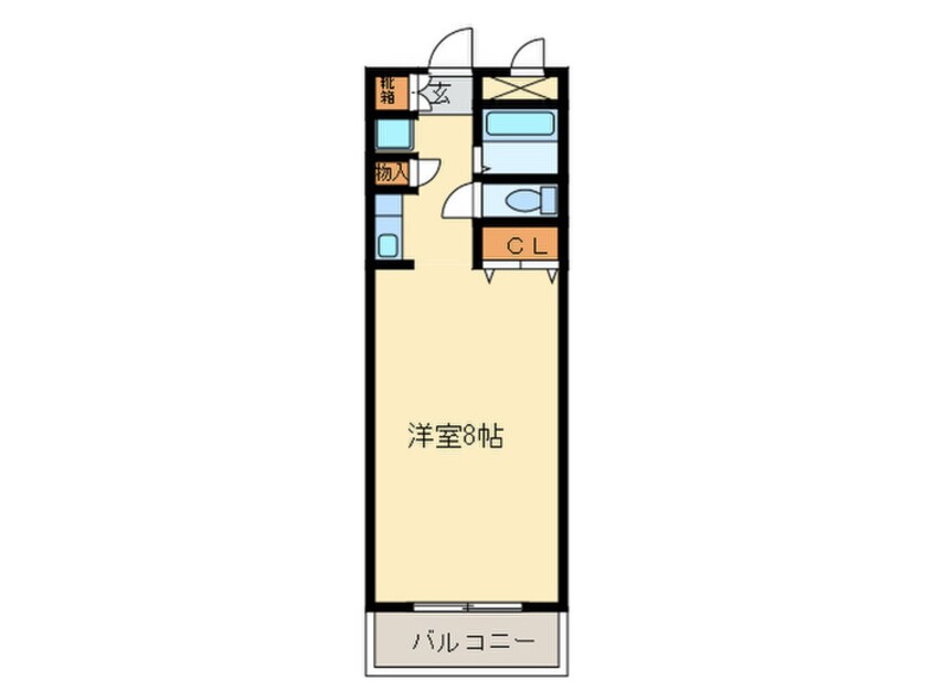 間取図 プリメール箱崎