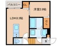 エクシア福大駅前Ａの間取図