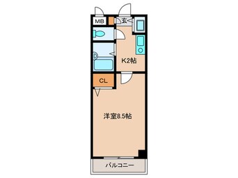 間取図 ヴェルジェ香住ヶ丘