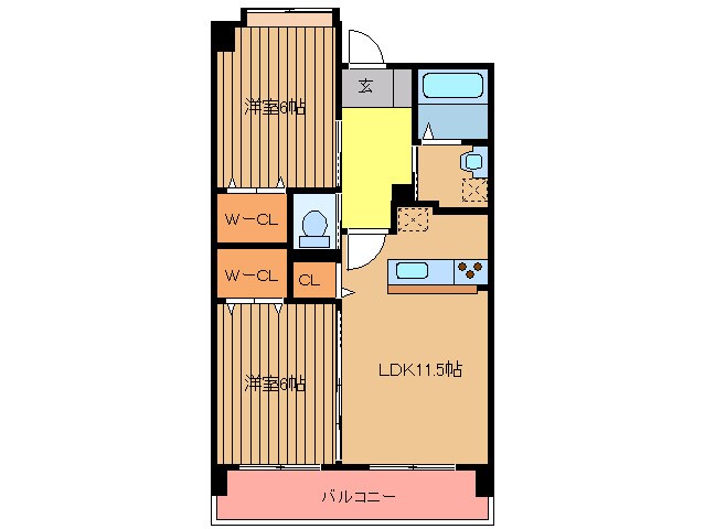 間取り図 ホクリマンションⅠ