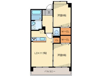 間取図 ホクリマンションⅠ