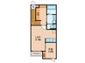eclat closette 二日市 1LDKの間取り