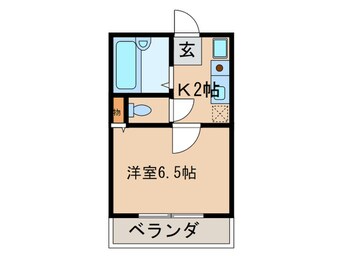 間取図 ユンゲルハイム姪浜