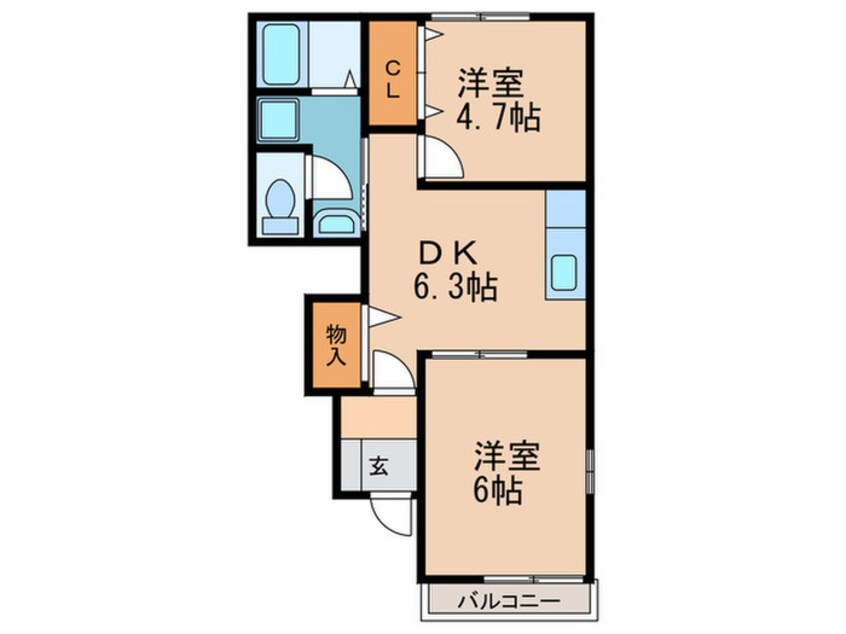 間取図 イル・パラッツオエテルノＢ