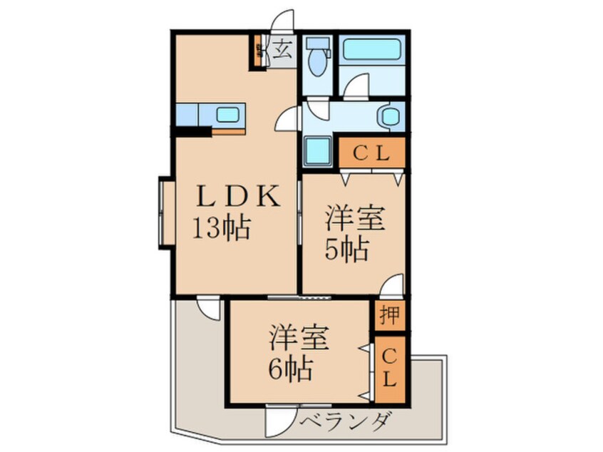 間取図 サンフィールド