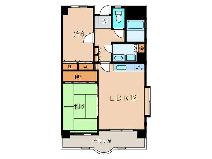 間取り図 クレセール大久保