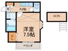 レンブランサＳＵＥ 1Kの間取り