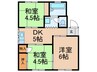 コーポ和光 3DKの間取り