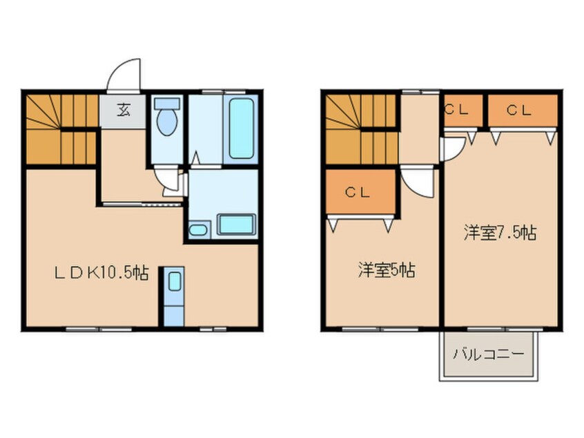 間取図 ハレアカラＢ棟