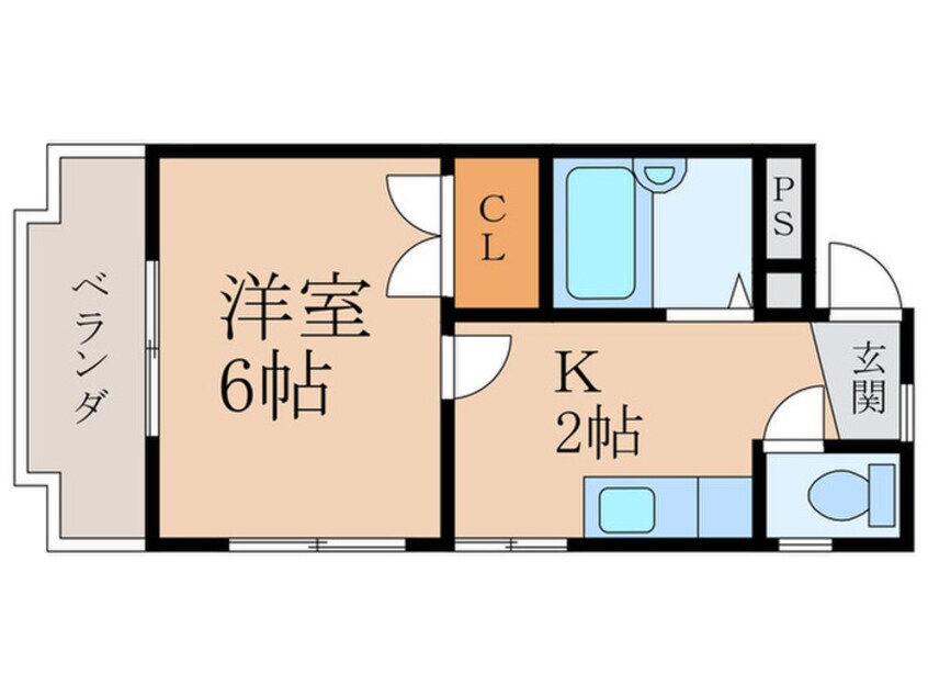 間取図 シャトレ千防