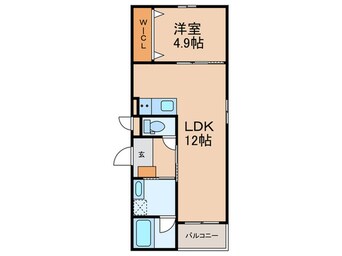 間取図 ギャランビル東櫛原