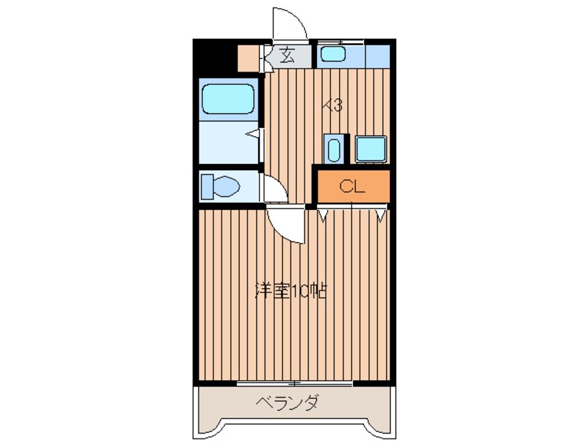 間取図 ＥＬＫ大名ビル