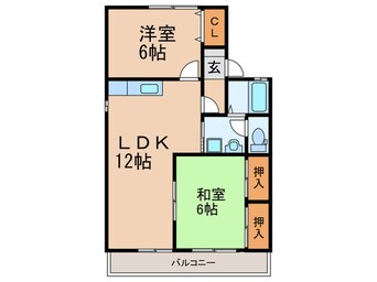 間取図 ニュ－ファミリ－ハイツＢ棟