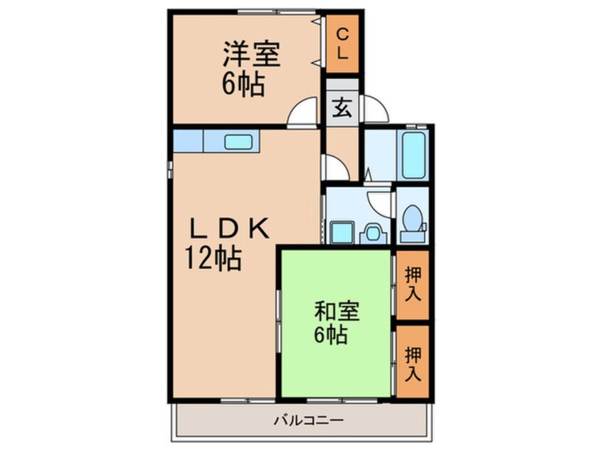 間取図 ニュ－ファミリ－ハイツＢ棟