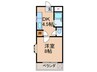 大津コーポ 1DKの間取り