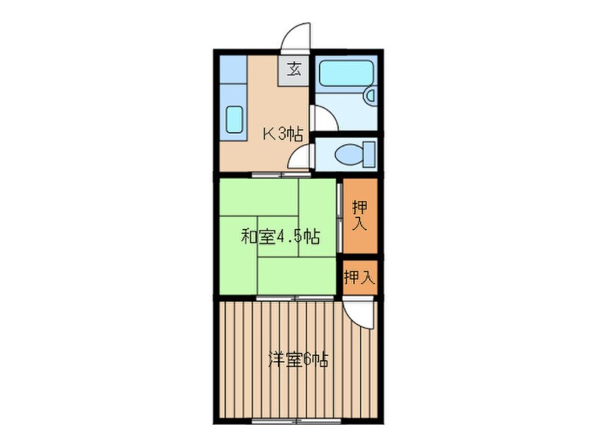 間取図 ファミュー鈴木
