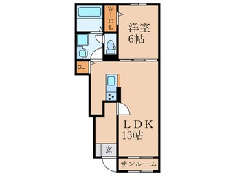 間取図 エルフフォレストⅡＢ