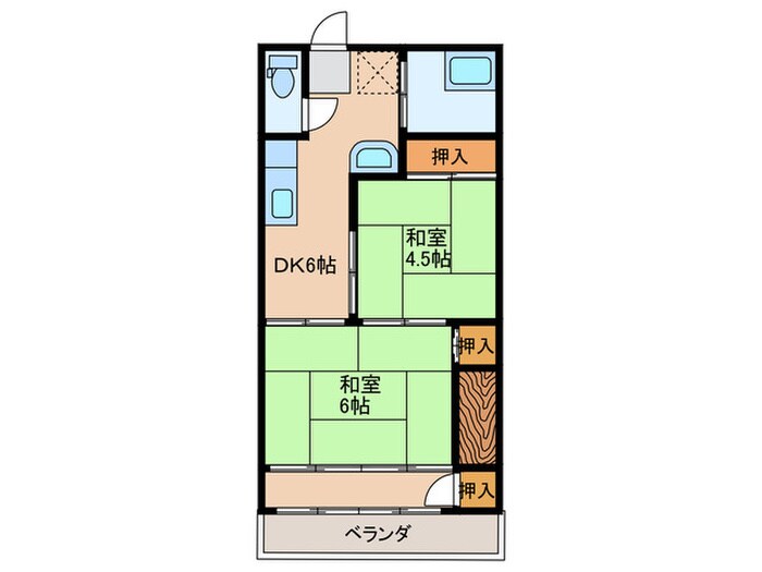 間取り図 サニーコーポ