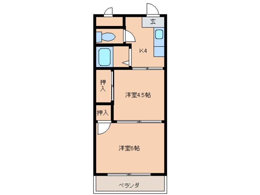 間取図 ウッドハウス２