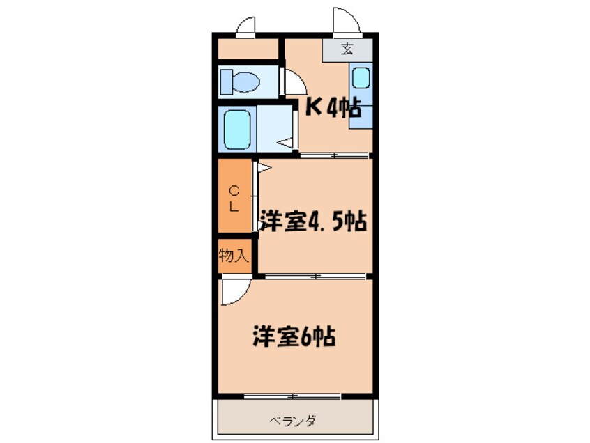 間取図 ウッドハウス２