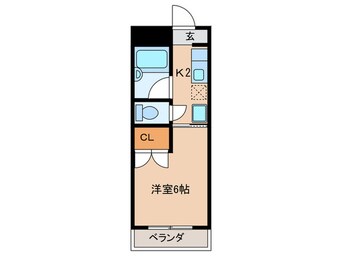 間取図 ネフェール宗像Ⅱ