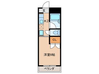 間取図 ネフェール宗像Ⅱ