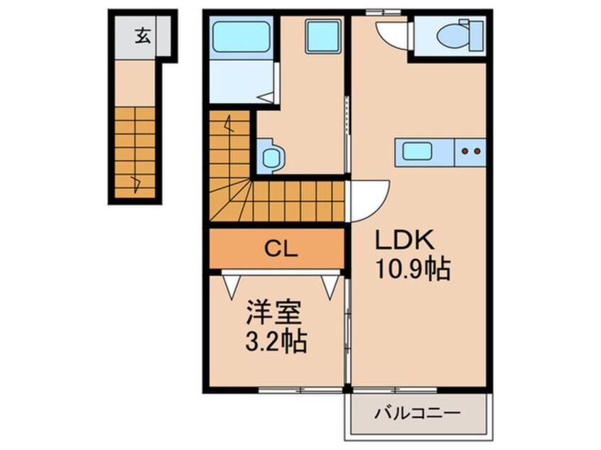 間取図 シャルム岡垣Ⅳ