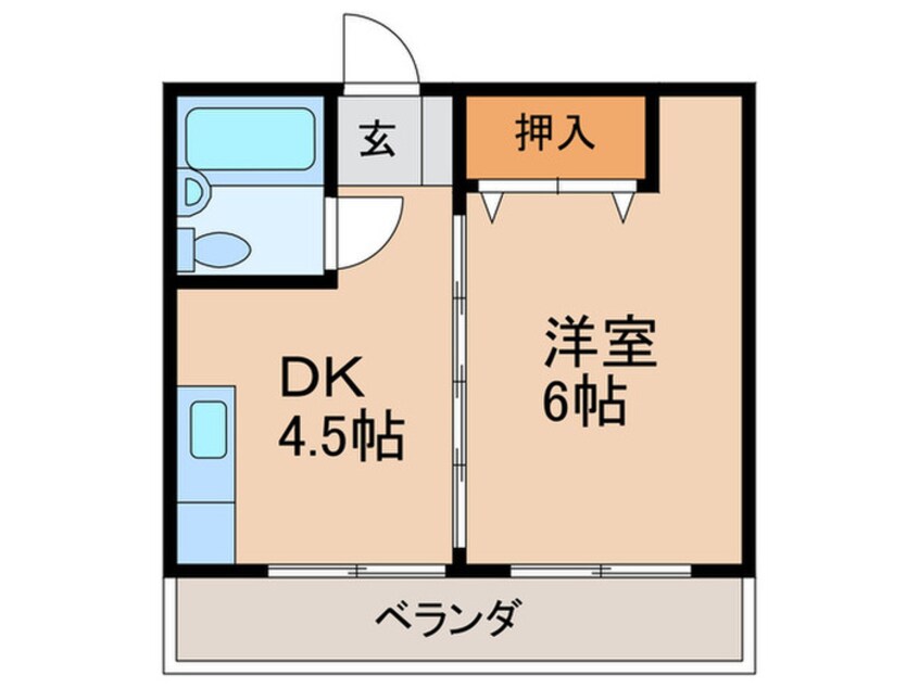 間取図 Ｎハイツ