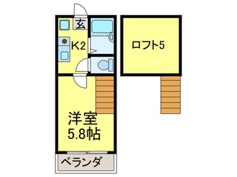 間取図 アルコス諸岡２