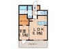 ｴﾝｸﾚｽﾄ博多PREMIER(623) 1LDKの間取り