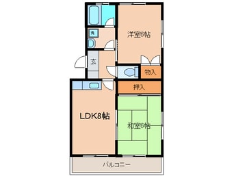 間取図 ロングライフ中田