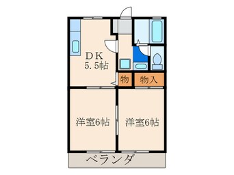間取図 ビ－ライン篠崎