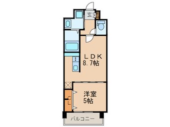 間取図 アストラル東比恵