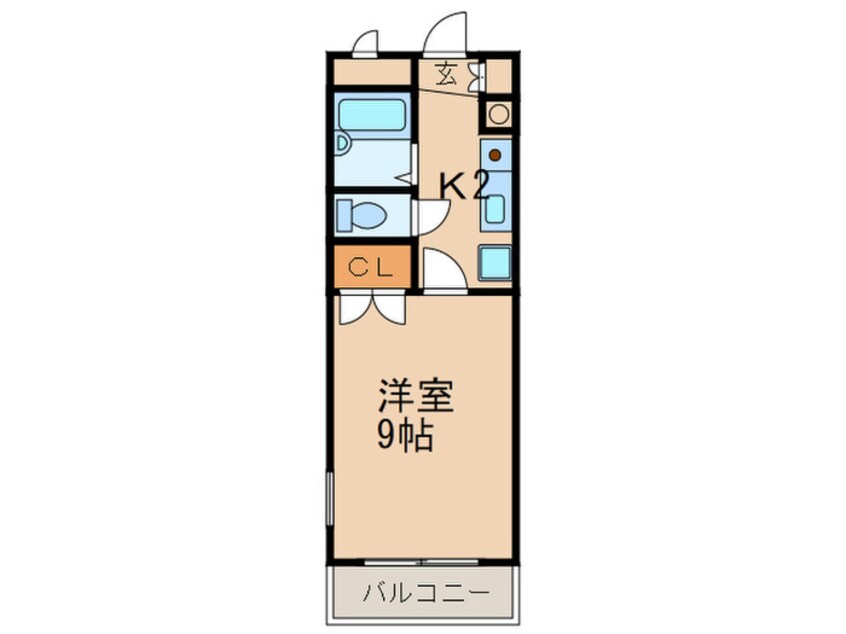 間取図 ｴｸｾﾚﾝﾄ塩原Ⅱ