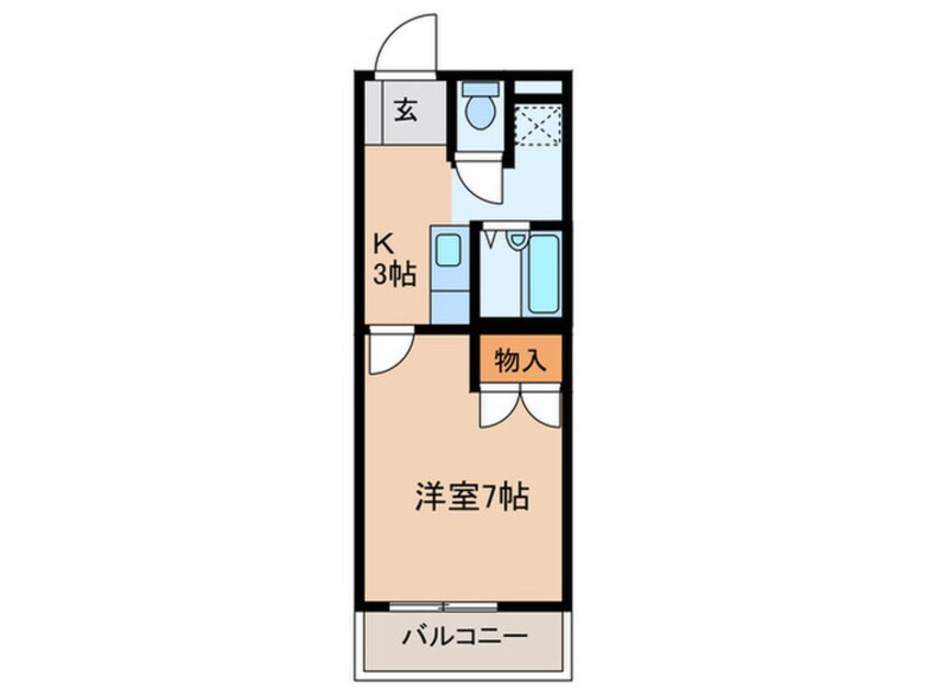 間取図 パ－ルマンション上津