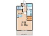 ｴﾝｸﾚｽﾄ博多PREMIER(713) 1Kの間取り