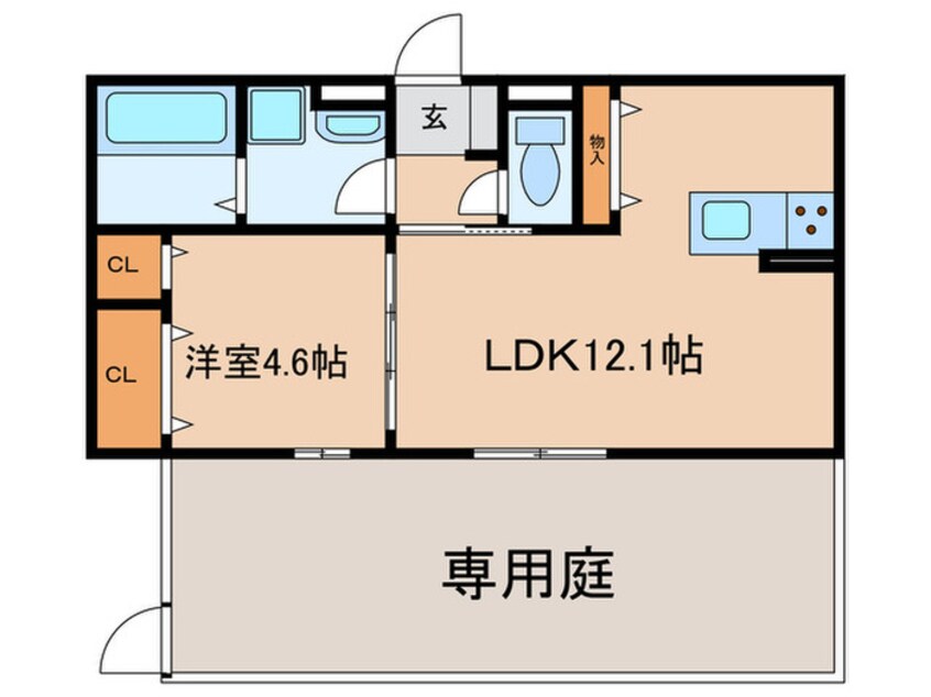 間取図 トレス本城東館