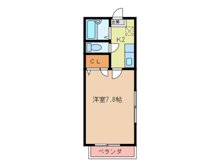 間取図 すばる館　Ｂ棟