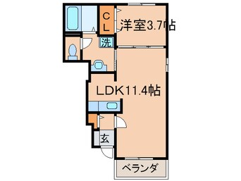 間取図 カ－サＫ．Ｆ．