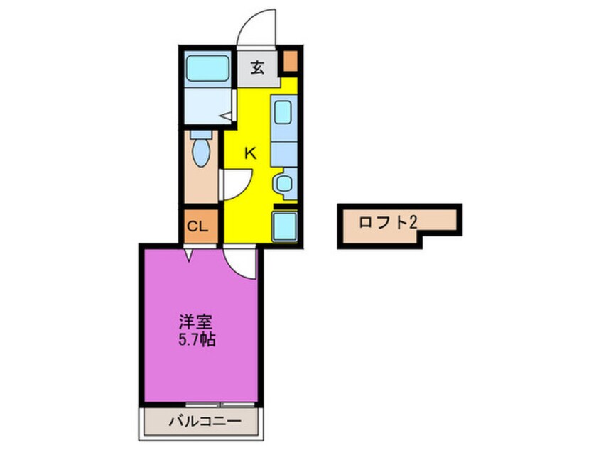 間取図 コンフォートベネフィス井尻２